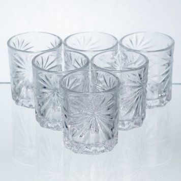 Набір чарок для віскі Shot glass 6 штук по 75 мл HP-17-34 HP-17-34 фото