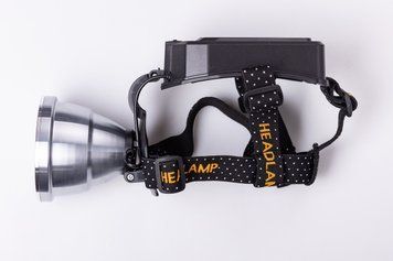 Налобний ліхтар акумуляторний зі швидкою зарядкою 16х10х13 см LED зарядка від сонячної панелі HP-JG-5 HP-JG-5 фото