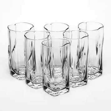 Набір склянок для напоїв Luna Glasses 6 штук по 270 мл HP-17-63 HP-17-63 фото
