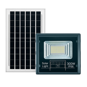 Уличный LED фонарь на солнечных батареях прожектор светодиодный уличный 246 LED 300 Вт с солнечной панелью HP-5-75 HP-5-75 фото
